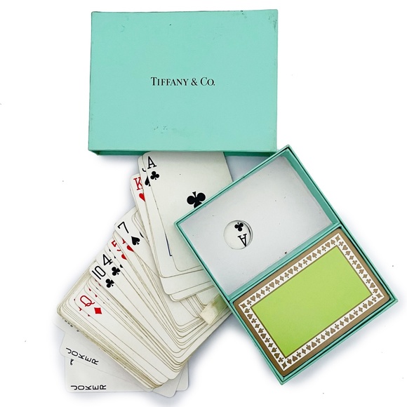 Vintage Tiffany & Co Playing Card Set in Box 1879 Design HTF - Picture 5 of 6